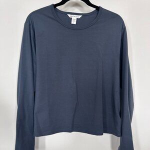 Athleta Essential Top Long Sleeve Granite Blue